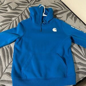 Carhartt women’s relaxed fit blue hoodie